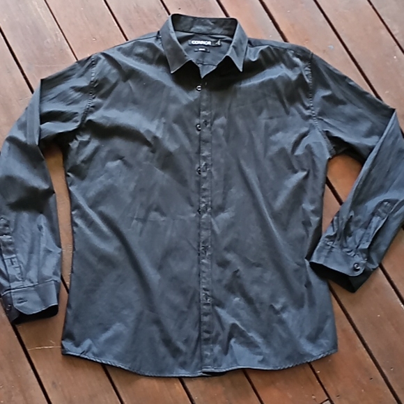 CONNOR | Shirts | Connor Black Button 